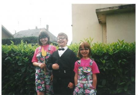 ma soeur vanessa mon frer gaetan et moi 